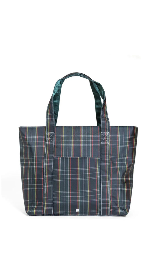 CAMBRIDGE PLAID TRVL JUMBO TOTE