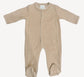 Picot Trim Button Footie- IN STOCK