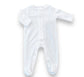 Picot Trim Button Footie- IN STOCK