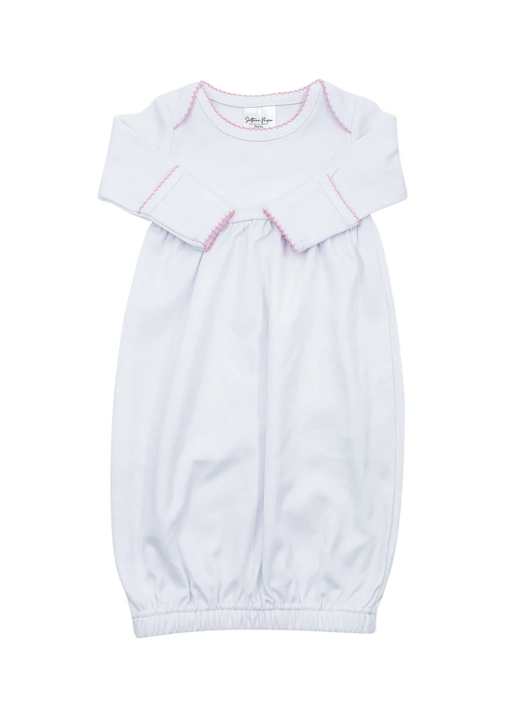 Picot Trim Gowns- IN STOCK