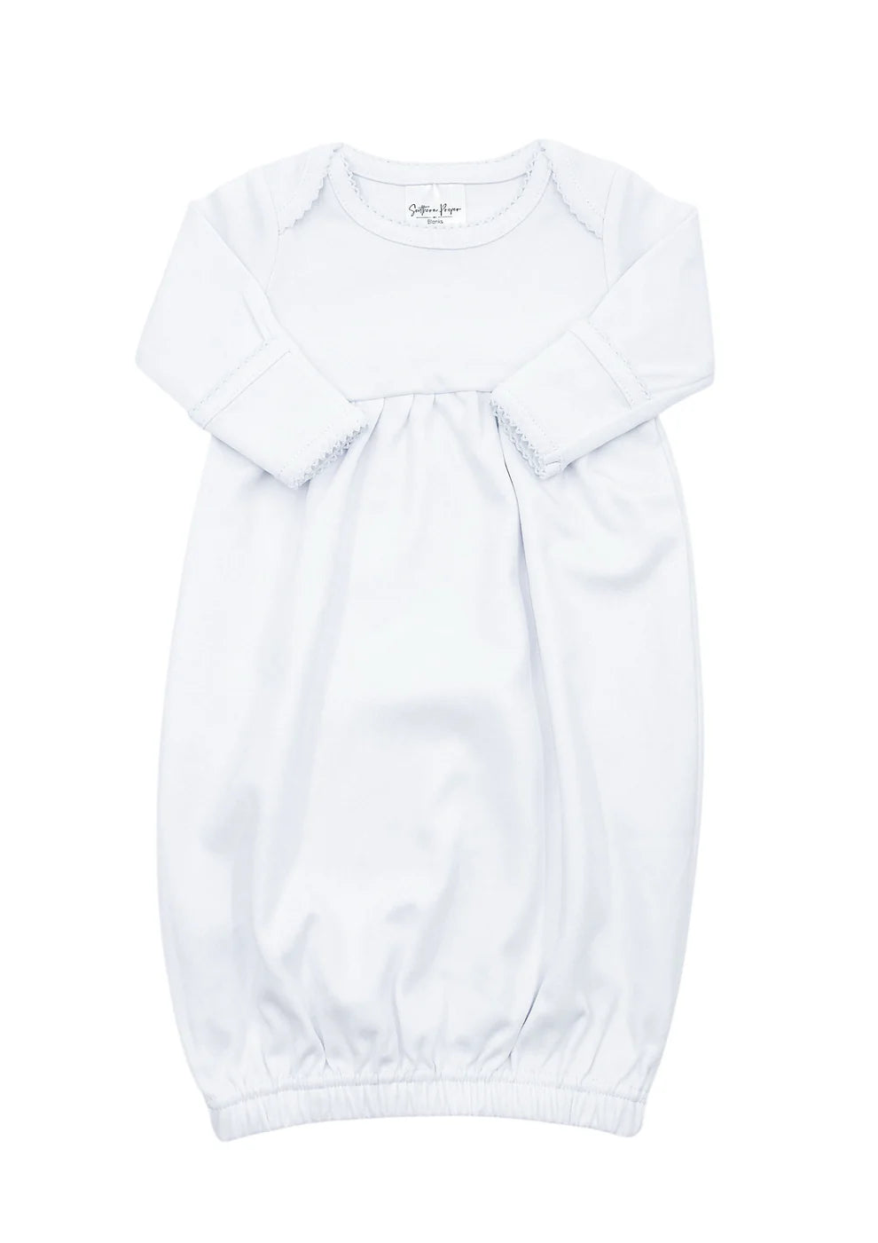 Picot Trim Gowns- IN STOCK