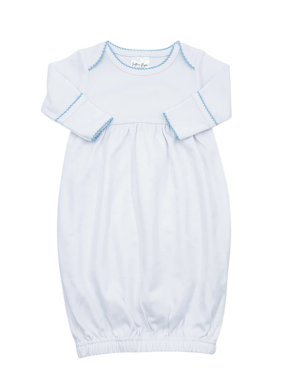 Picot Trim Gowns- IN STOCK