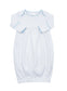 Picot Trim Gowns- IN STOCK