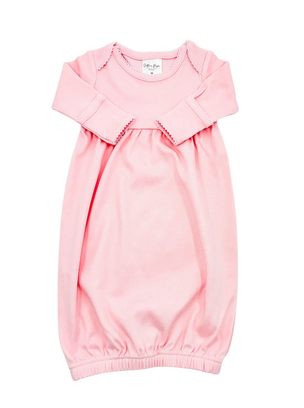 Picot Trim Gowns- IN STOCK