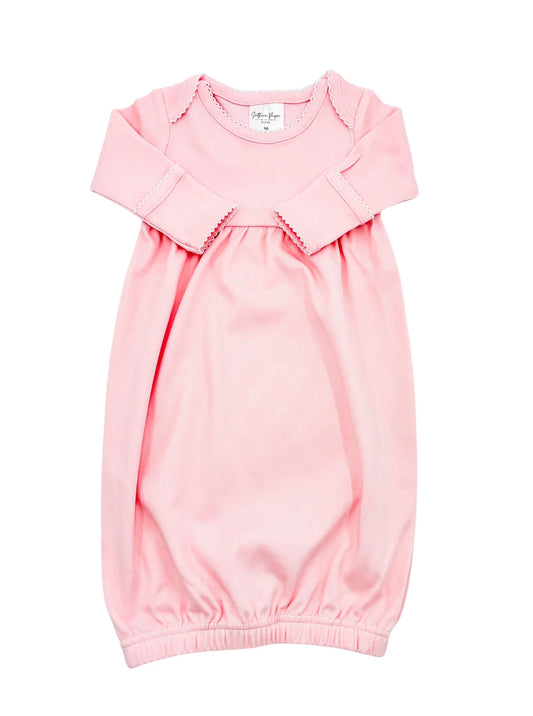 Picot Trim Gowns- IN STOCK