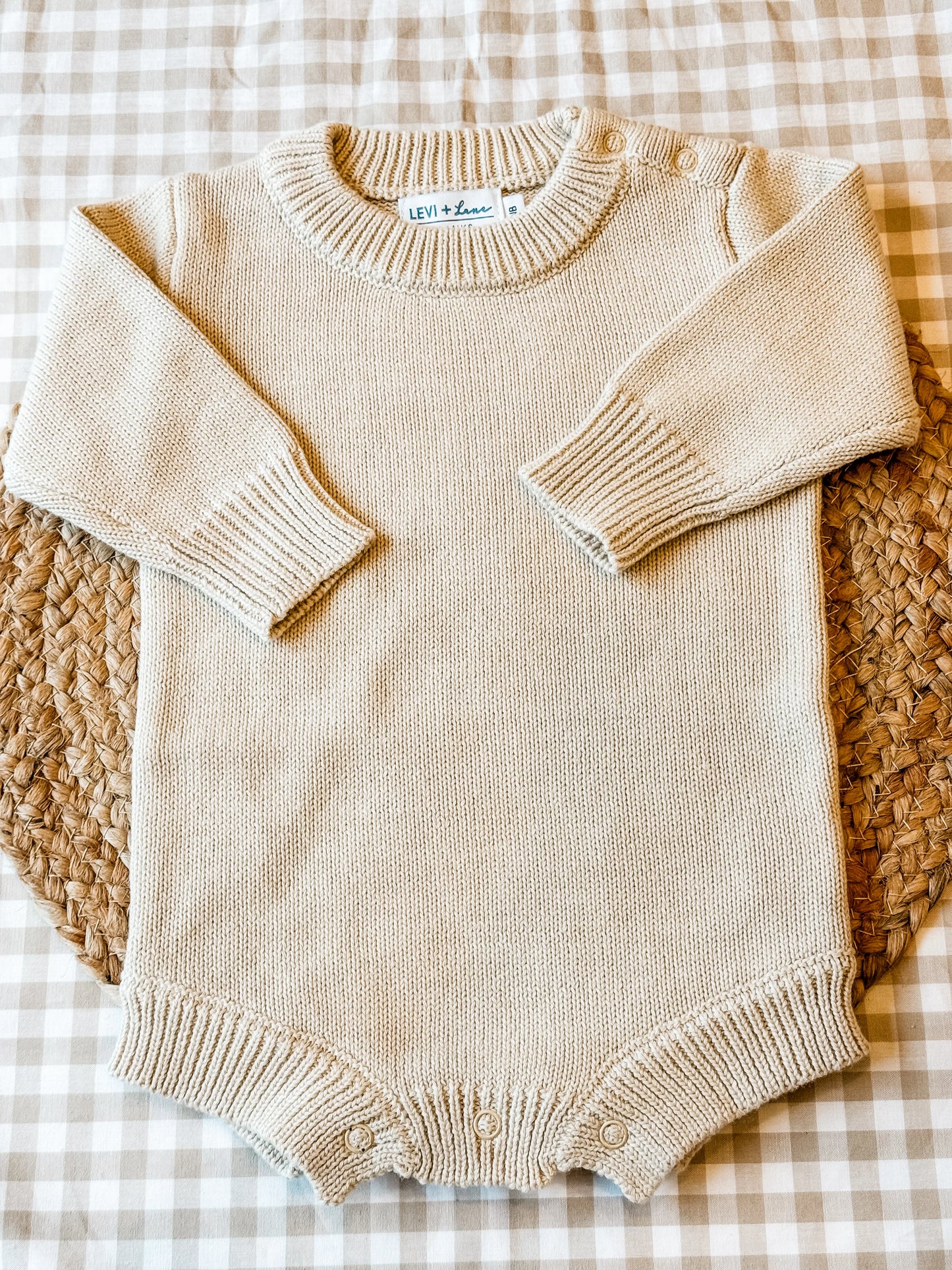 No Ruffle Knit Romper- IN STOCK