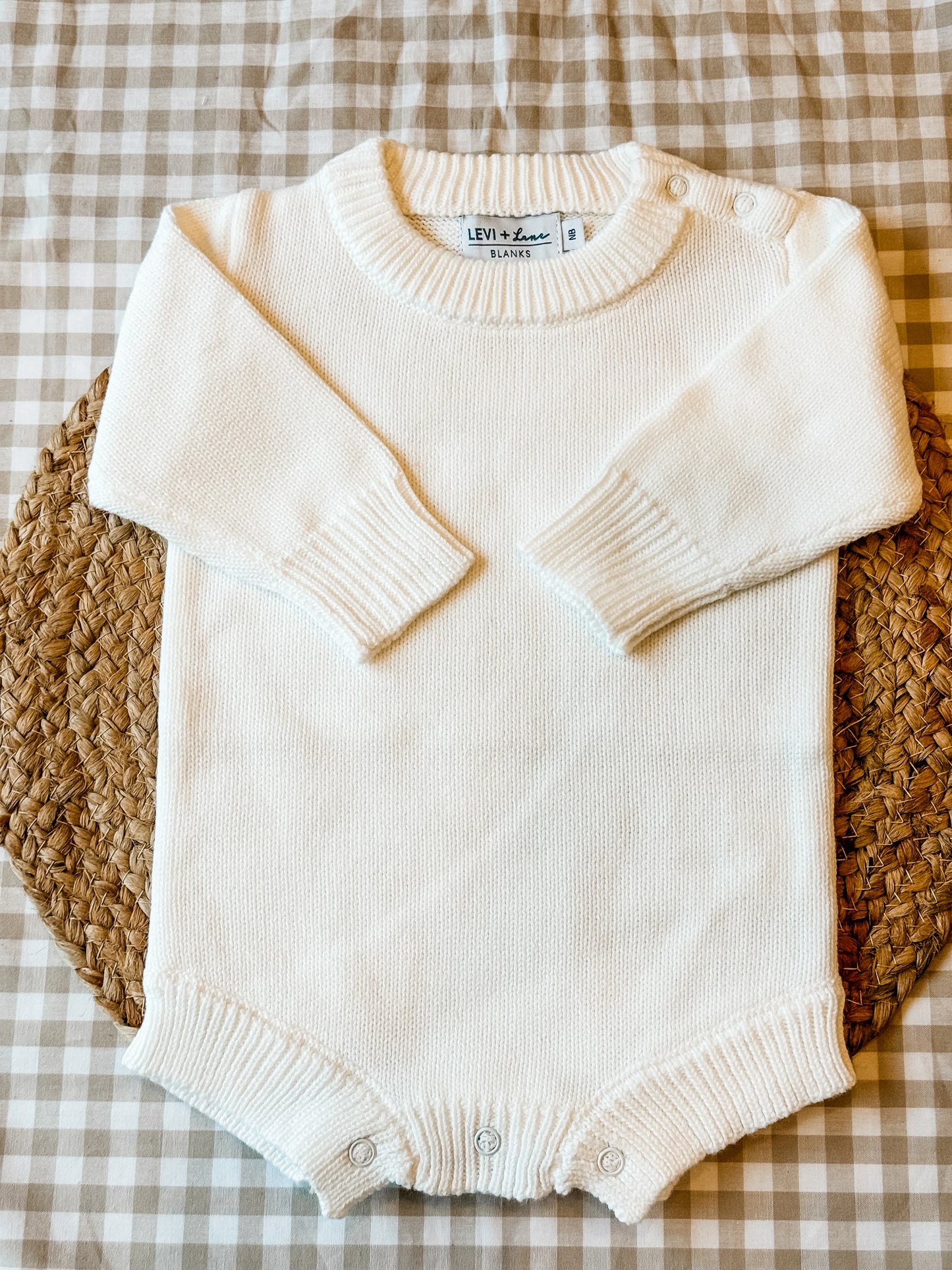 No Ruffle Knit Romper- IN STOCK