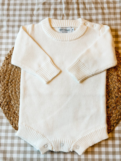 No Ruffle Knit Romper- IN STOCK