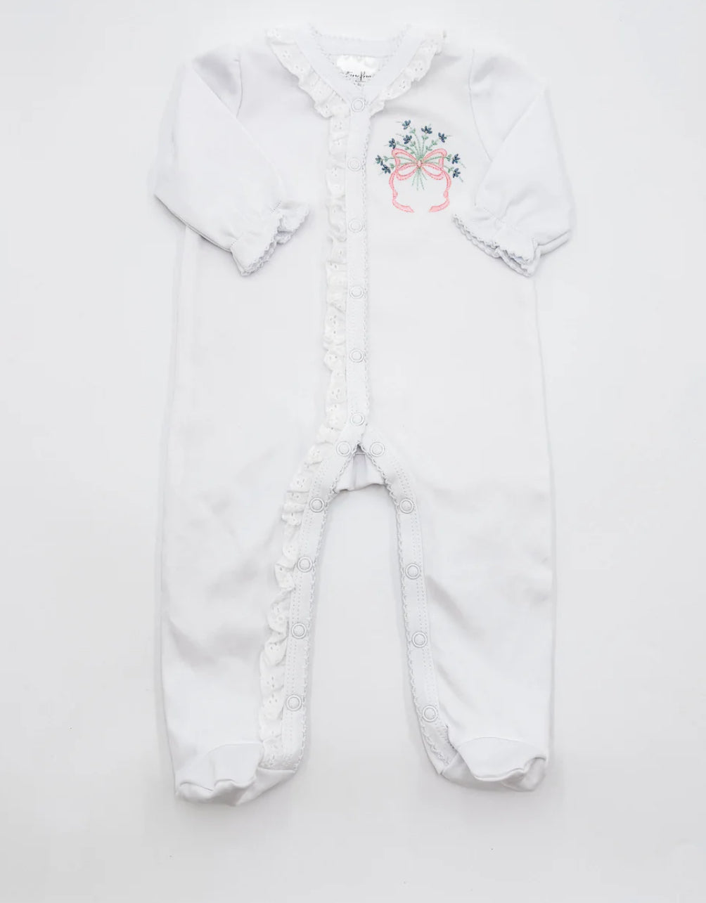 Lace trim sleeper- IN STOCK