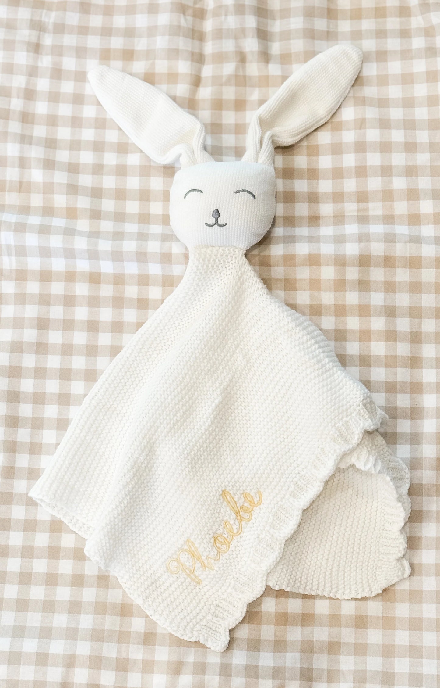 Knit Bunny Lovey - IN STOCK