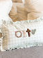 Gingham Ruffle Pillow- IN STOCK