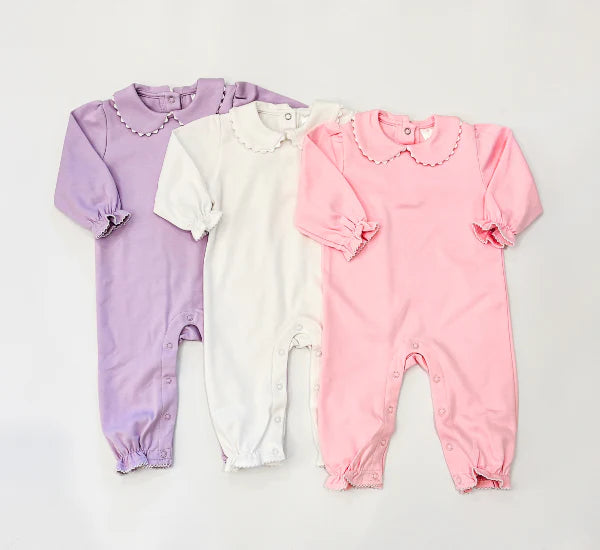 Girls collared romper- IN STOCK
