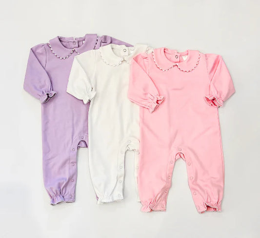 Girls collared romper- IN STOCK