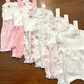 Girls Ruffle legged romper- IN STOCK