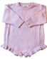 Girls Ruffle Knit Romper