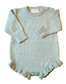 Girls Ruffle Knit Romper