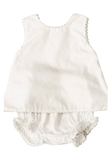 Swing Back Diaper Set- Pink or White Trim