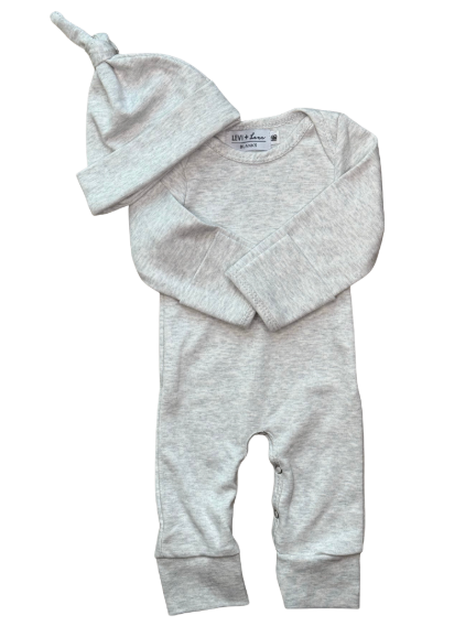 Unisex Romper with Hat