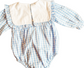 Girls Long sleeve gingham bubble