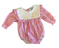 Girls Long sleeve gingham bubble