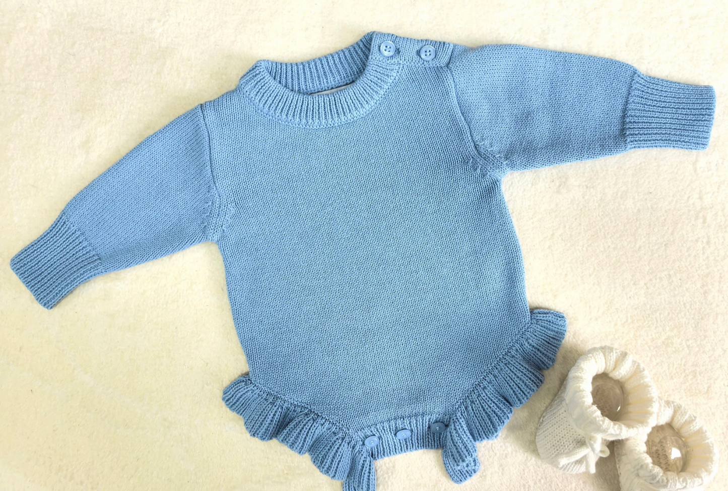 Long sleeve knit romper- IN STOCK