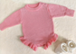 Long sleeve knit romper- IN STOCK