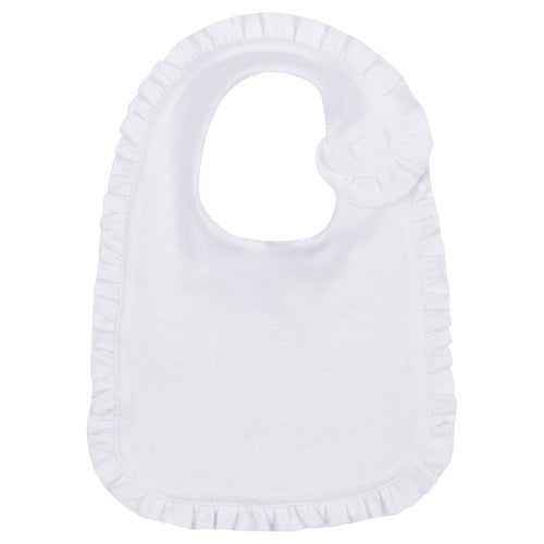 Ruffle Bib w/ Same Color Trim- IN STOCK