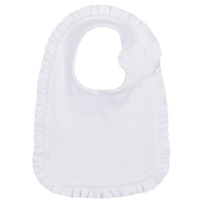Ruffle Bib w/ Same Color Trim- IN STOCK