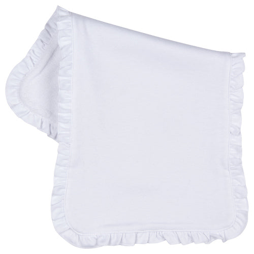 Ruffle Burp Cloth- IN STOCK