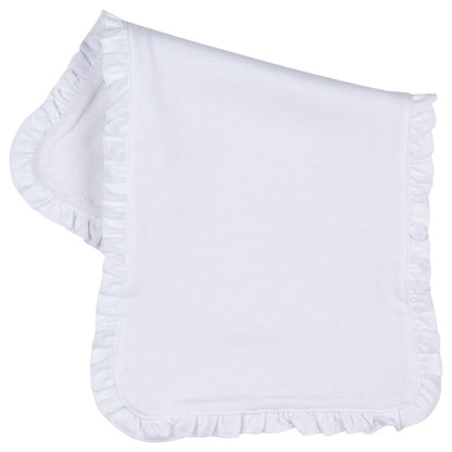 Ruffle Burp Cloth- IN STOCK