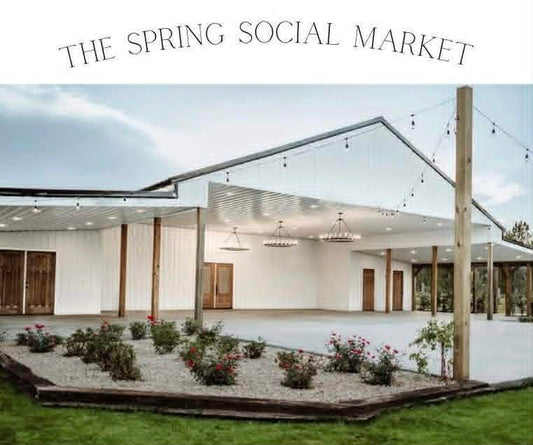 Spring Social Market- Vendor Booth Fee