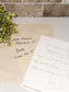 Hand Writing Embroidery