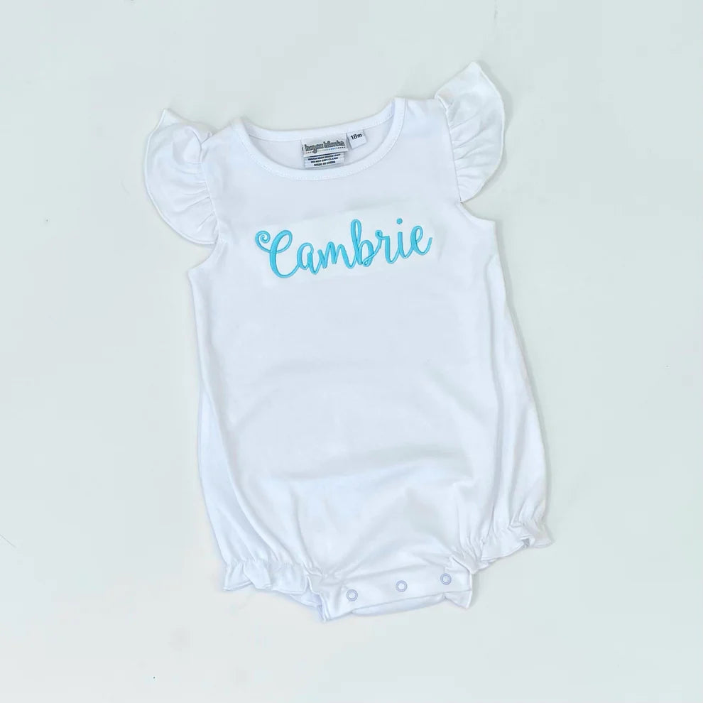 Knit Solid Flutter Sleeve Bubble- IN STOCK