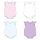 Knit Solid Flutter Sleeve Bubble- IN STOCK
