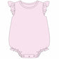 Knit Solid Flutter Sleeve Bubble- IN STOCK