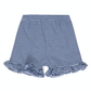 Ruffled striped shorts